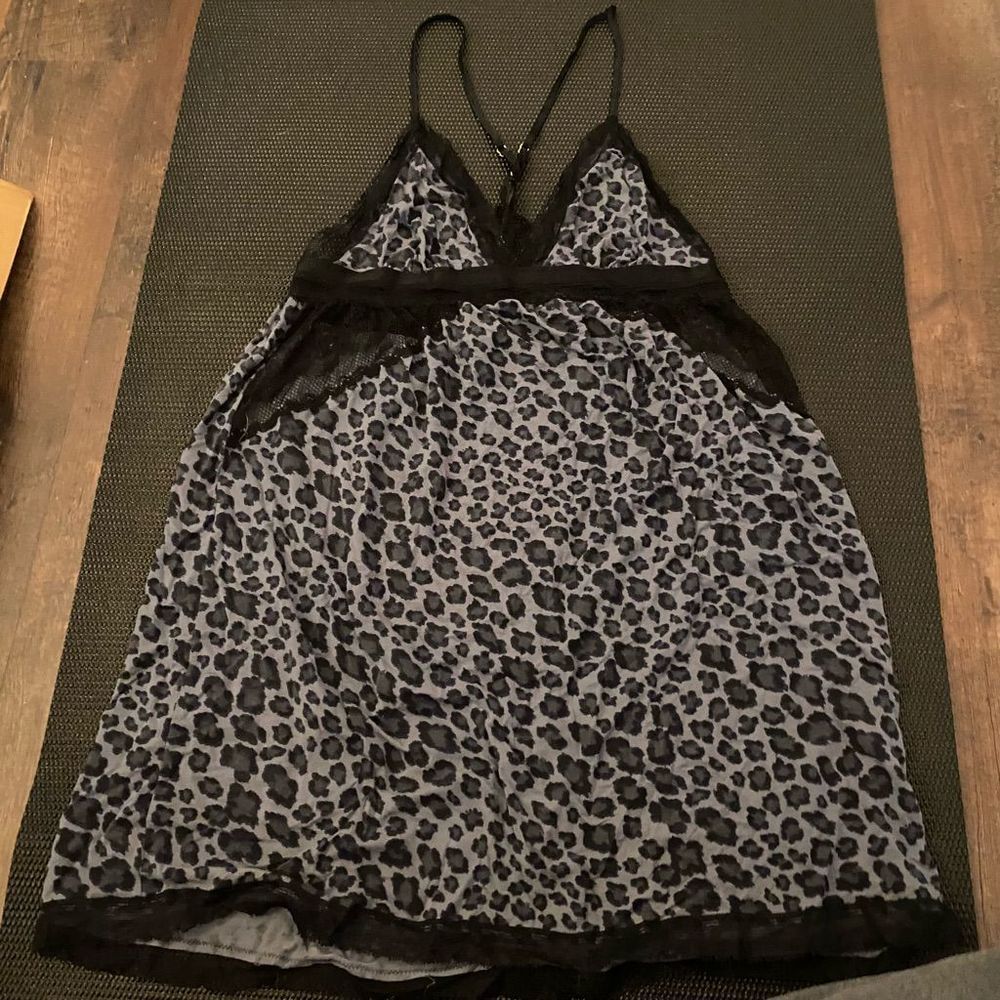 Victoria’s Secret Black Leopard Print
